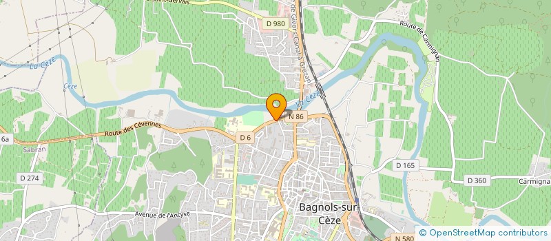 localisation de l'entreprise MADAME ELODIE INNECCO à BAGNOLS-SUR-CEZE