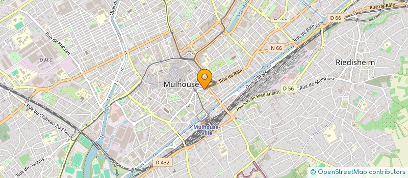 localisation de l'entreprise MADAME ELODIE ISAMBOURG  MULHOUSE