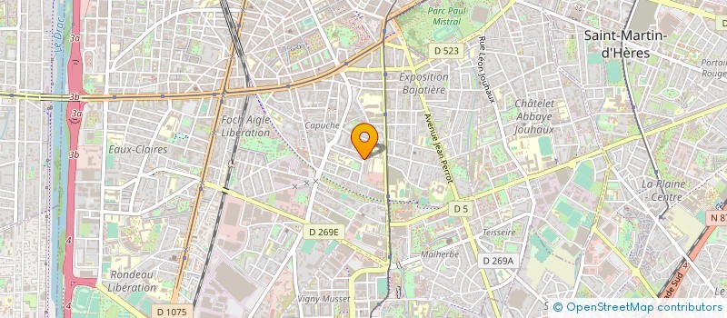 localisation de l'entreprise MADAME ELODIE ISNARD  GRENOBLE