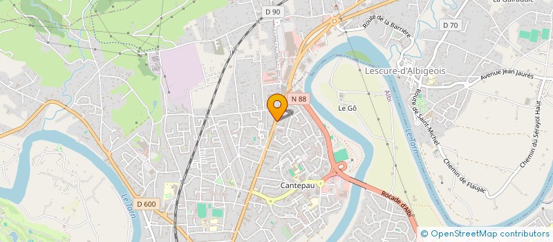 localisation de l'entreprise MADAME ELODIE ISOMBA MAMBONGE à ALBI