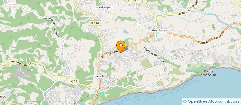 localisation de l'entreprise MADAME ELODIE IZANS  SAINTE-ANNE