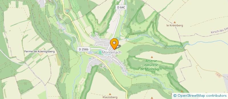 localisation de l'entreprise MADAME ELODIE JACOB  MONTENACH