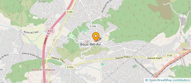localisation de l'entreprise MADAME ELODIE JACQUES à BOUC-BEL-AIR