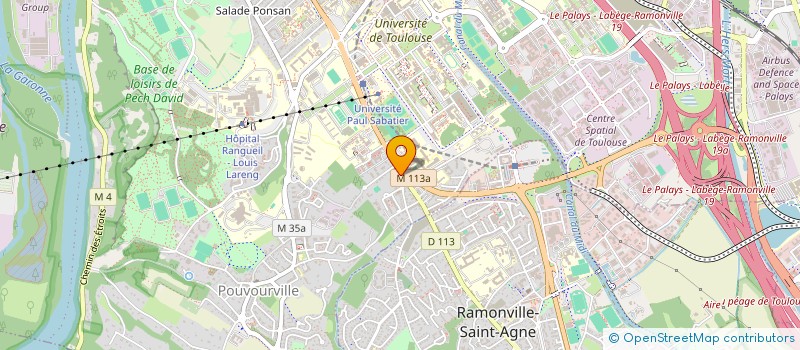 localisation de l'entreprise MADAME ELODIE JALABERT  TOULOUSE