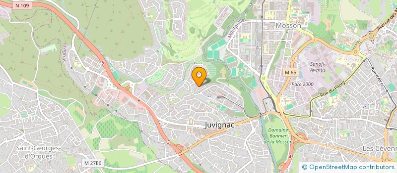 localisation de l'entreprise MADAME ELODIE JALLERAT  JUVIGNAC
