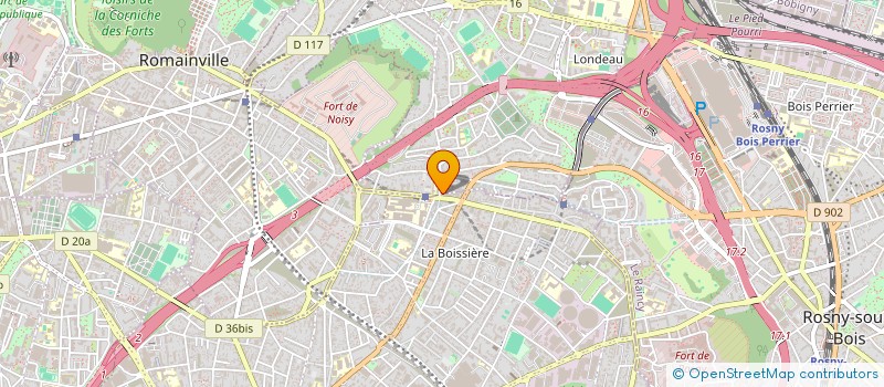 localisation de l'entreprise MADAME ELODIE JANVIER  NOISY-LE-SEC