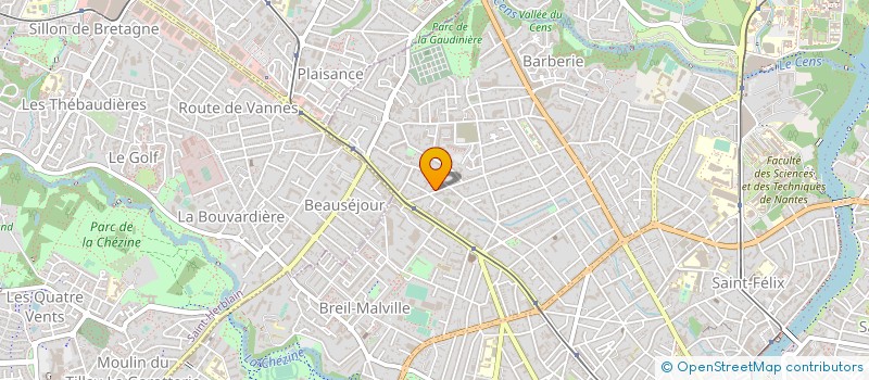 localisation de l'entreprise MADAME ELODIE JARSALE à NANTES