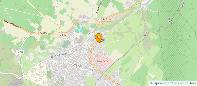 localisation de l'entreprise MADAME ELODIE JEAN DE DIEU  THUIR