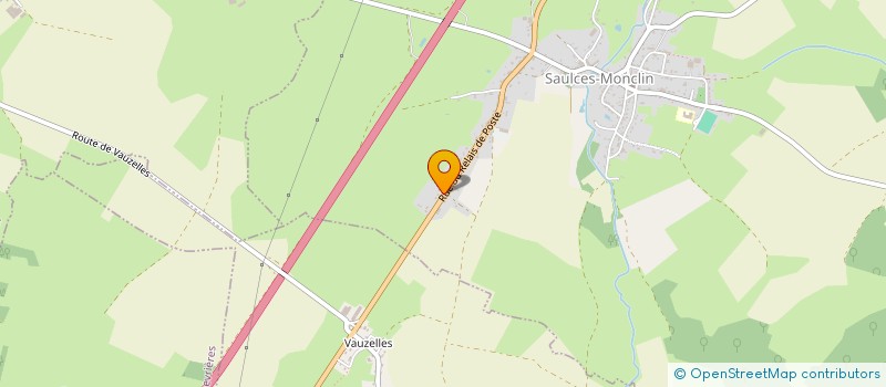 localisation de l'entreprise MADAME ELODIE JEANNELLE  SAULCES-MONCLIN