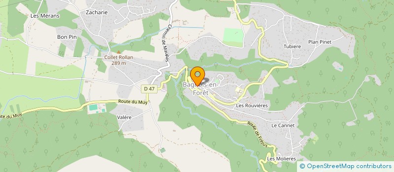 localisation de l'entreprise MADAME ELODIE JEANNET à FREJUS