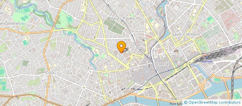 localisation de l'entreprise MADAME ELODIE JEGU à NANTES
