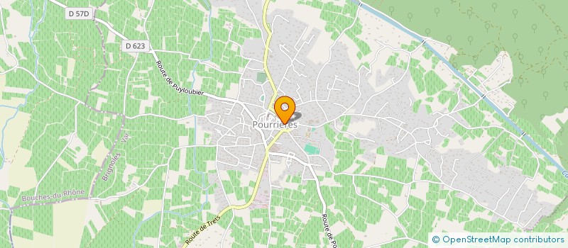 localisation de l'entreprise MADAME ELODIE JOELLE CIUTI à POURRIERES
