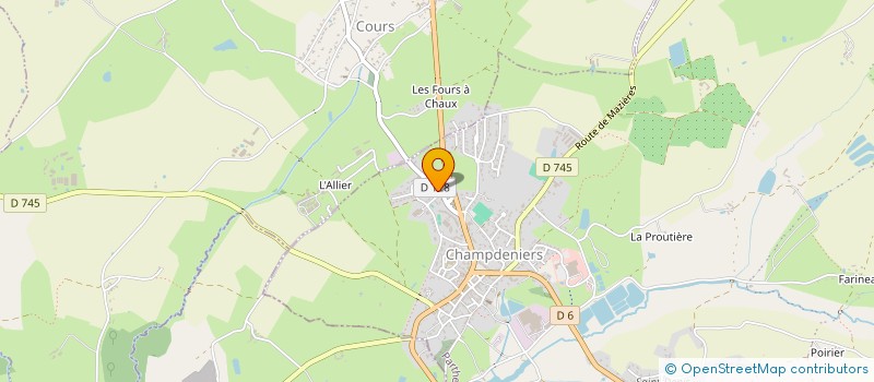 localisation de l'entreprise MADAME ELODIE JOUAULT  CHAMPDENIERS