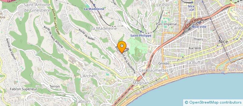 localisation de l'entreprise MADAME ELODIE JOUQUAND à NICE