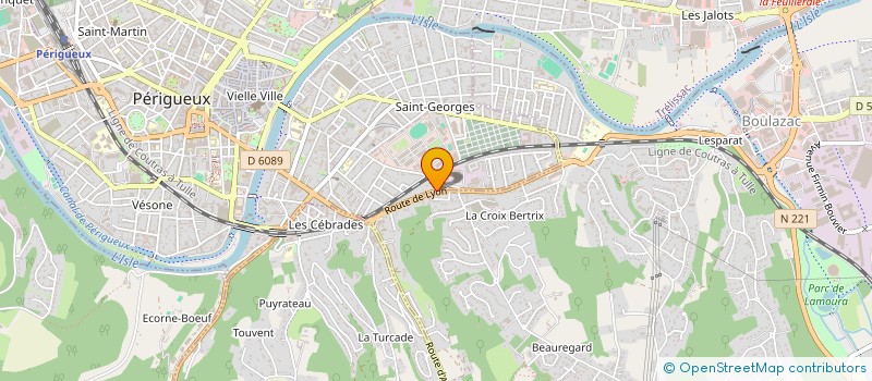 localisation de l'entreprise MADAME ELODIE JUILLET  PERIGUEUX