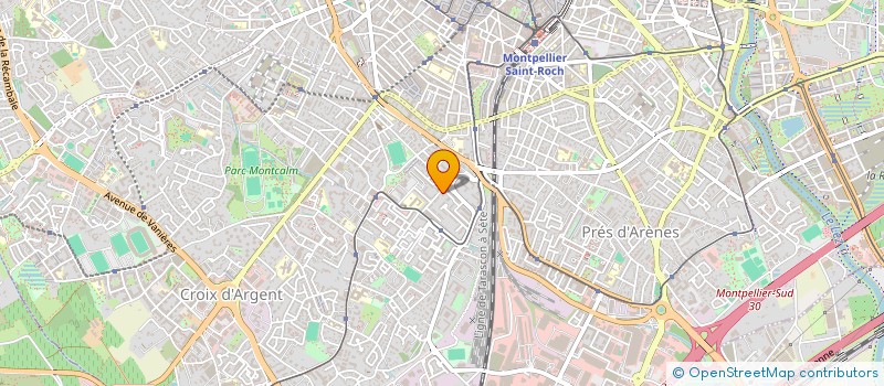 localisation de l'entreprise MADAME ELODIE JULAN  MONTPELLIER