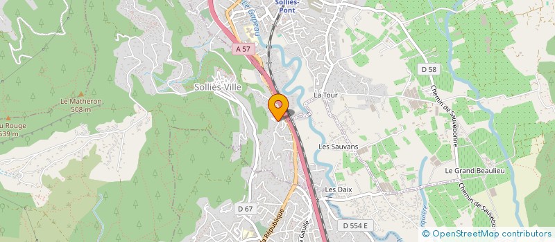 localisation de l'entreprise MADAME ELODIE JULIANI  SOLLIES-VILLE