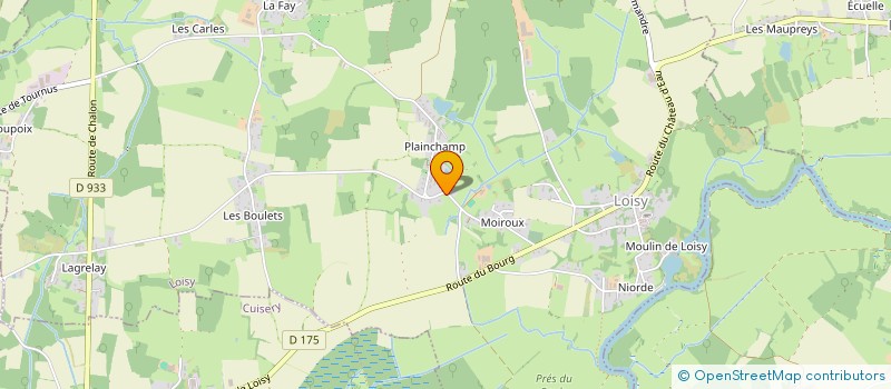 localisation de l'entreprise MADAME ELODIE JULIEN  LOISY