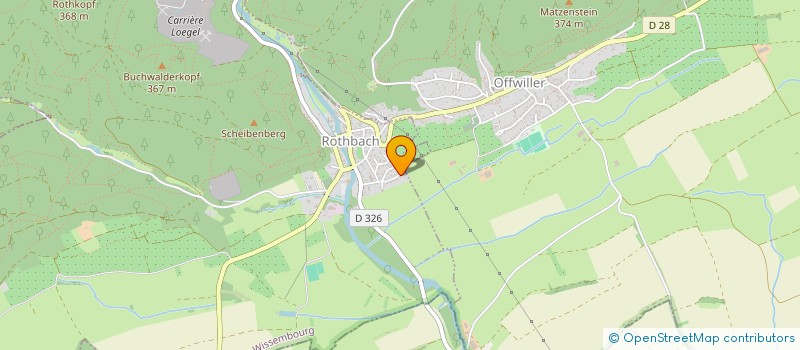 localisation de l'entreprise MADAME ELODIE JUND  ROTHBACH