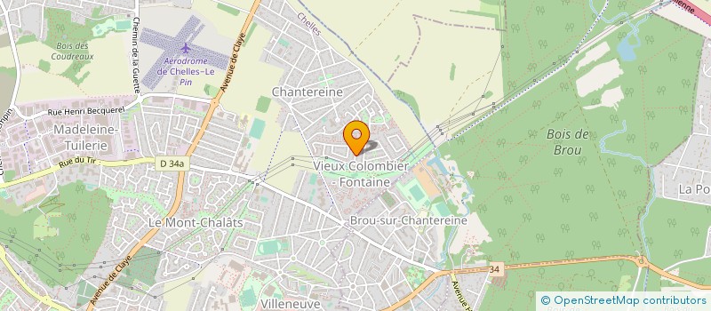 localisation de l'entreprise MADAME ELODIE JUSTINE PRIVAULT à CHELLES
