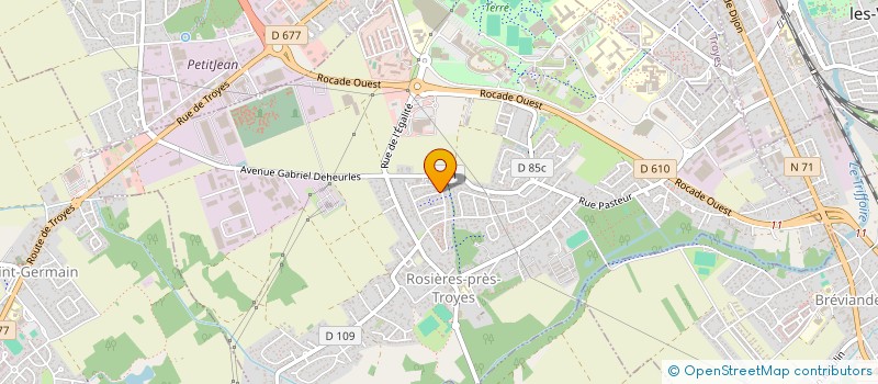 localisation de l'entreprise MADAME ELODIE KACZMAREK à ROSIERES-PRES-TROYES