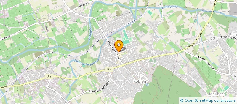 localisation de l'entreprise MADAME ELODIE KHOUANGRASAVONGSAY  ROBION