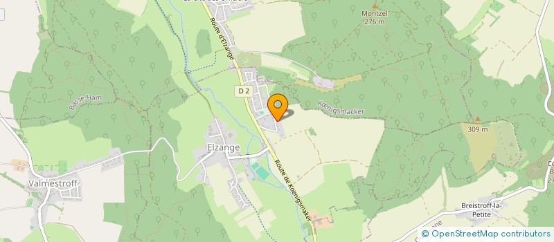 localisation de l'entreprise MADAME ELODIE KIFFER  ELZANGE