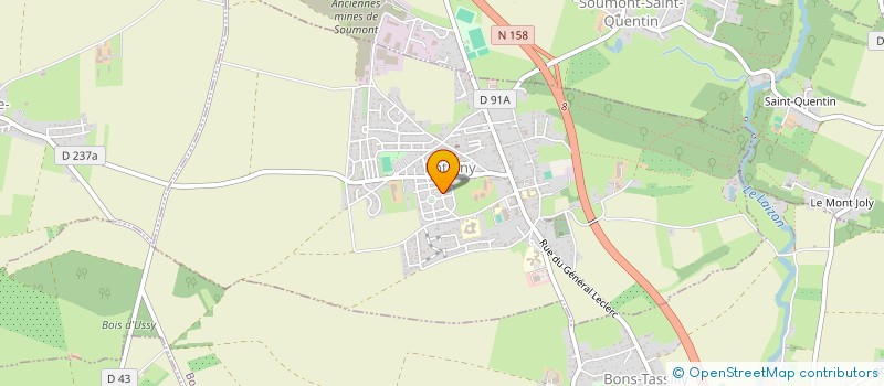 localisation de l'entreprise MADAME ELODIE LABASLE  POTIGNY