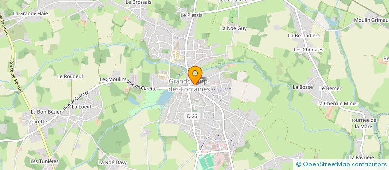 localisation de l'entreprise MADAME ELODIE LABBE-ELOY à GRANDCHAMP-DES-FONTAINES