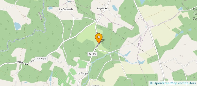 localisation de l'entreprise MADAME ELODIE LABROUSSE  PORCHERES