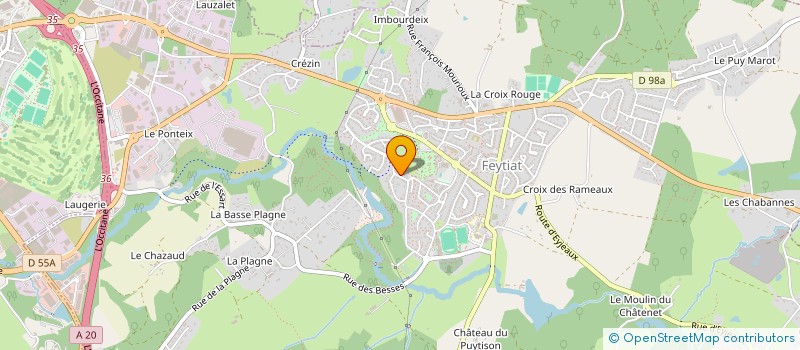 localisation de l'entreprise MADAME ELODIE LACHAIZE à FEYTIAT