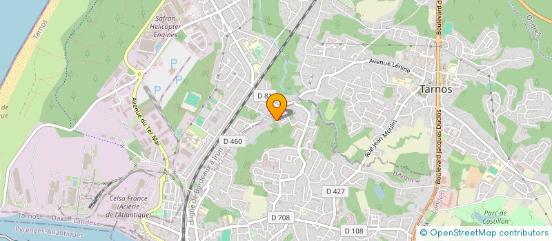 localisation de l'entreprise MADAME ELODIE LACLAU  BOUCAU