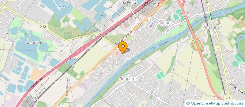 localisation de l'entreprise MADAME ELODIE LACOMBE  ROQUES