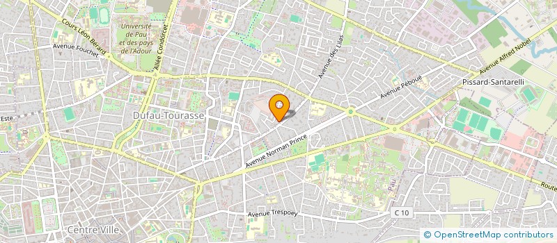 localisation de l'entreprise MADAME ELODIE LACOUE-NEGRE à PAU