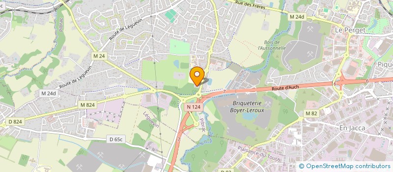 localisation de l'entreprise MADAME ELODIE LACOUR  PIBRAC