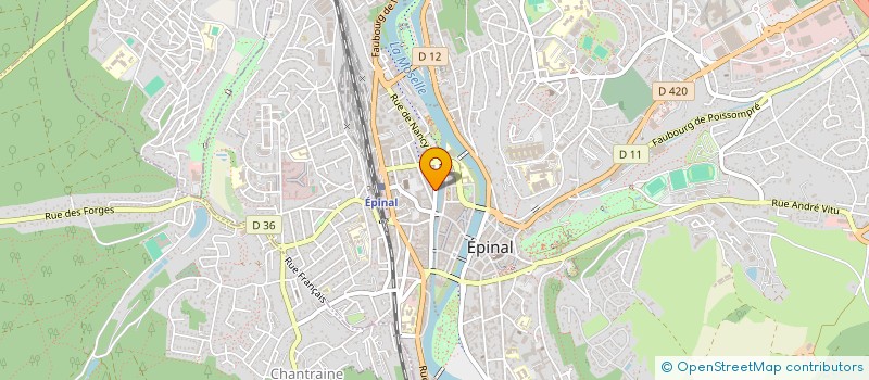 localisation de l'entreprise MADAME ELODIE LACREUSE à EPINAL