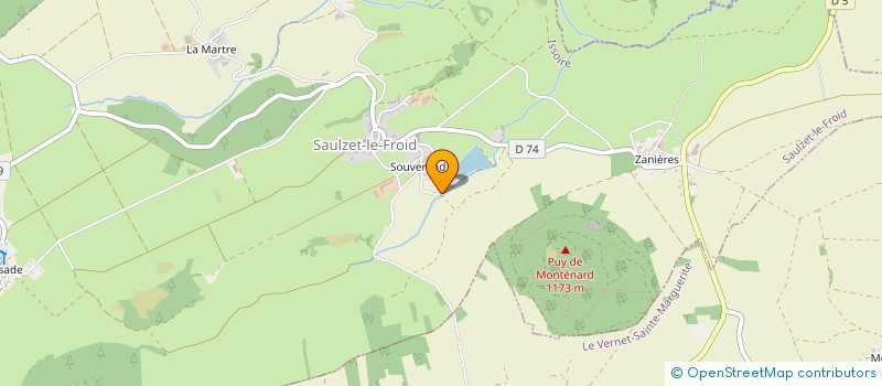 localisation de l'entreprise MADAME ELODIE LAFARGE à SAULZET-LE-FROID