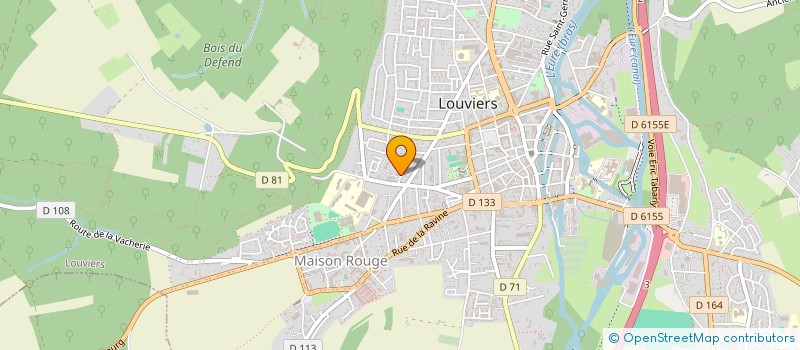 localisation de l'entreprise MADAME ELODIE LAFLEUR à LOUVIERS