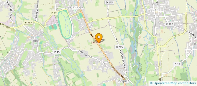 localisation de l'entreprise MADAME ELODIE LAGARDE  HORGUES