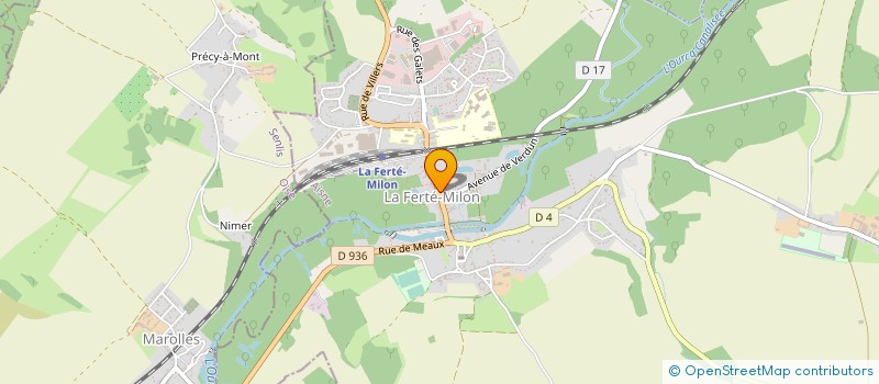 localisation de l'entreprise MADAME ELODIE LAIGNEL  LA FERTE-MILON