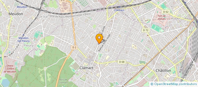 localisation de l'entreprise MADAME ELODIE LALAGUE à CLAMART
