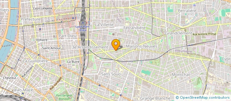 localisation de l'entreprise MADAME ELODIE LALLEMAND  LYON