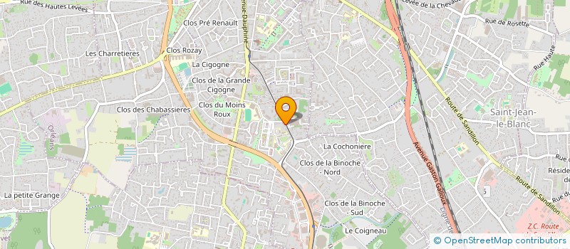 localisation de l'entreprise MADAME ELODIE LALO  ORLEANS