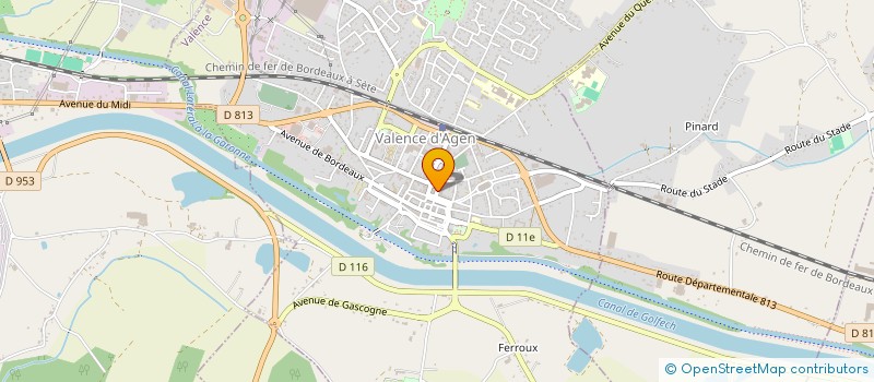 localisation de l'entreprise MADAME ELODIE LAMARENIE à VALENCE