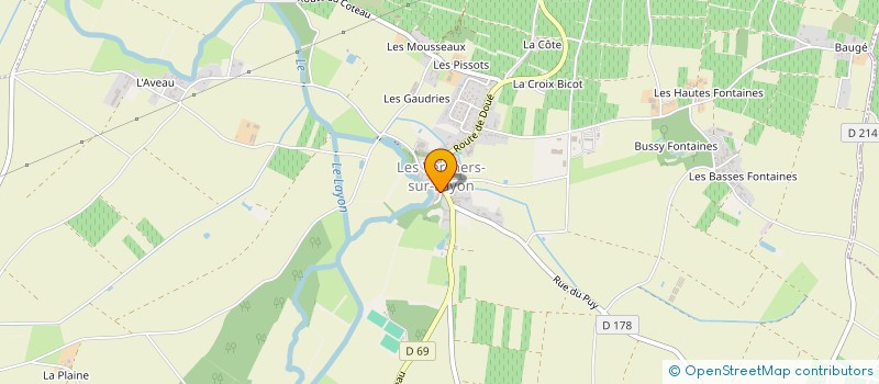 localisation de l'entreprise MADAME ELODIE LAMARRE  DOUE-EN-ANJOU