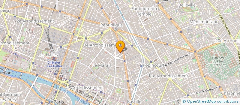 localisation de l'entreprise MADAME ELODIE LAMBERT à PARIS