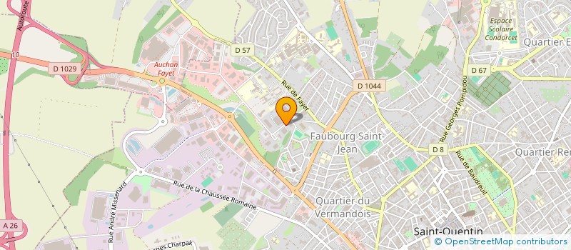 localisation de l'entreprise MADAME ELODIE LAMBOT  SAINT-QUENTIN