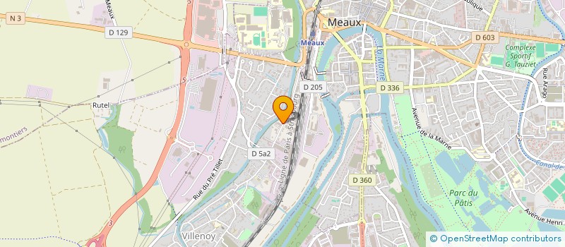 localisation de l'entreprise MADAME ELODIE LAMI  VILLENOY