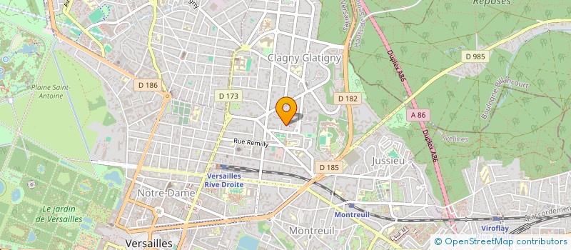 localisation de l'entreprise MADAME ELODIE LAMONGIE à VERSAILLES