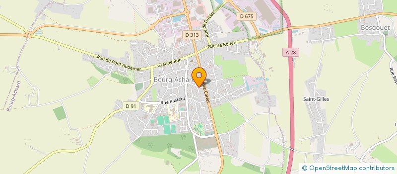 localisation de l'entreprise MADAME ELODIE LAMY  BOURG-ACHARD